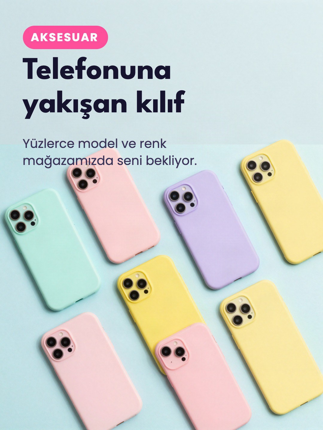 Telefonuna yakışan kılıf
