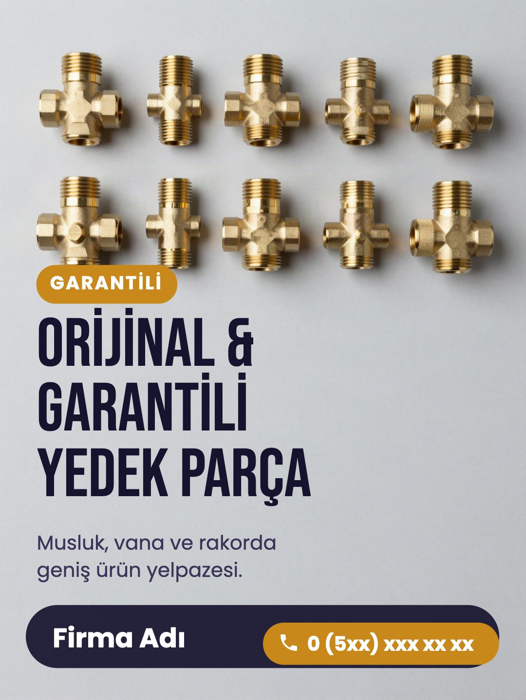 Orijinal ve garantili yedek parça