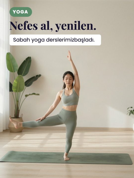 Sabah yoga dersleri