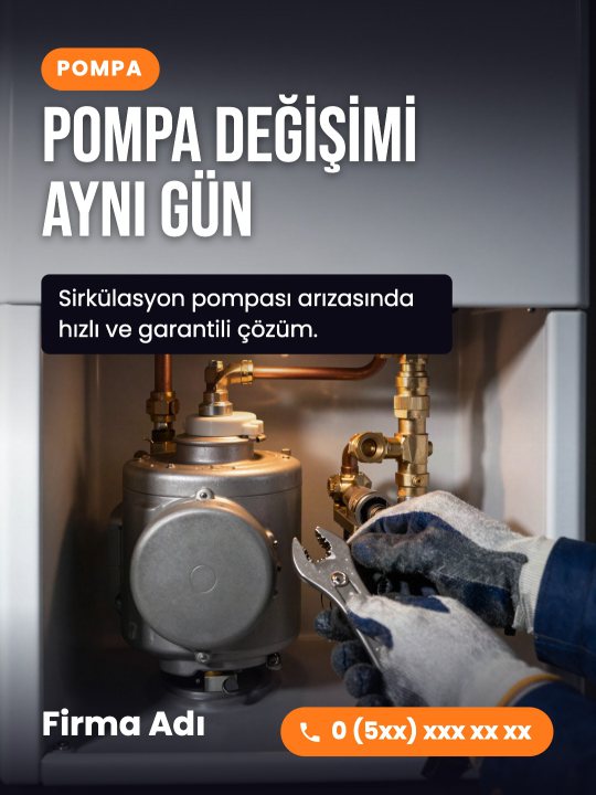 Sirkülasyon pompası değişimi