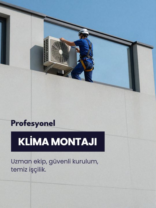 Profesyonel klima montajı