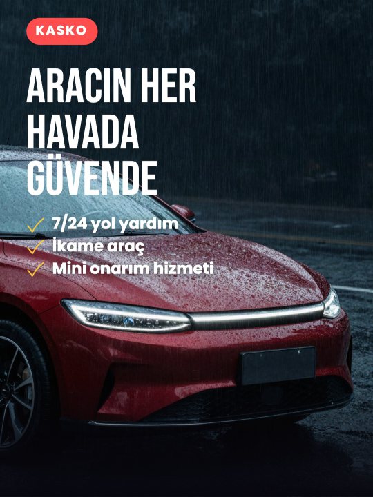 Kasko: her havada güvende