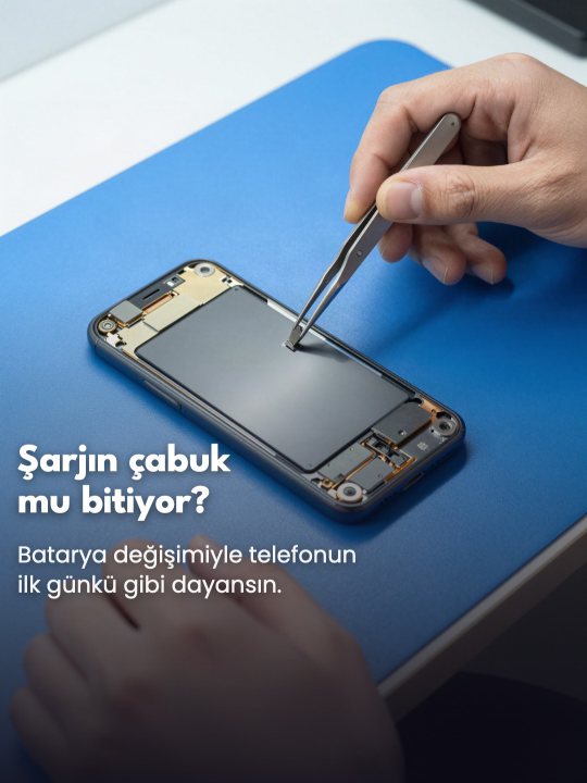 Batarya değişimi