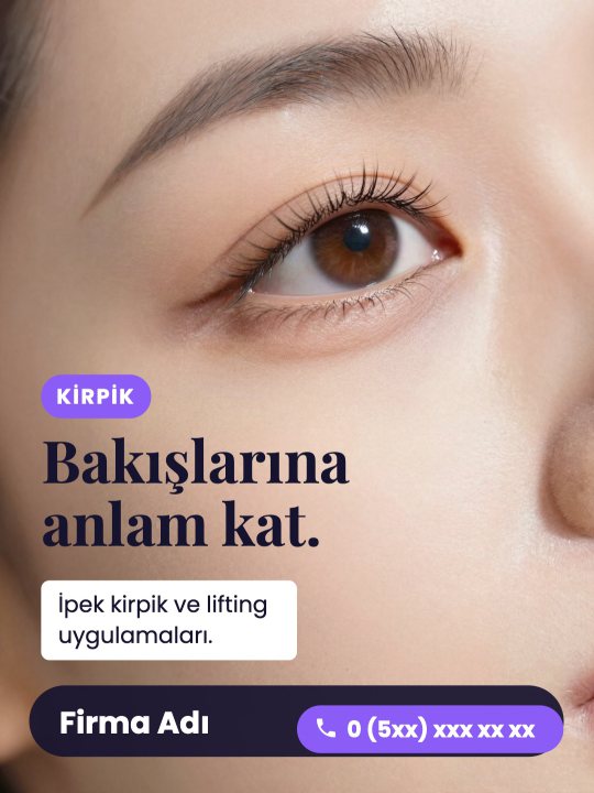 İpek kirpik ve lifting
