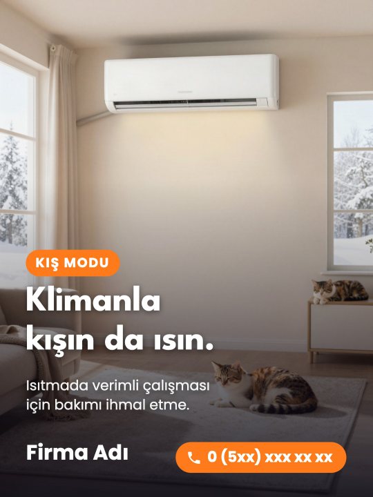 Klimayla kışın ısın