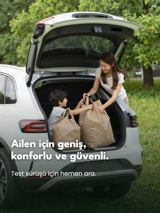 Aile için geniş ve güvenli