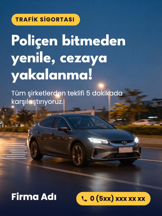 Trafik sigortası yenileme