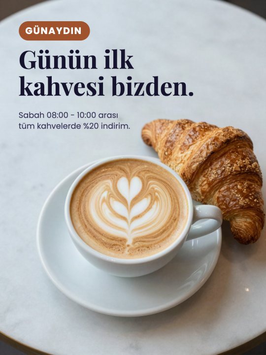Günün ilk kahvesi