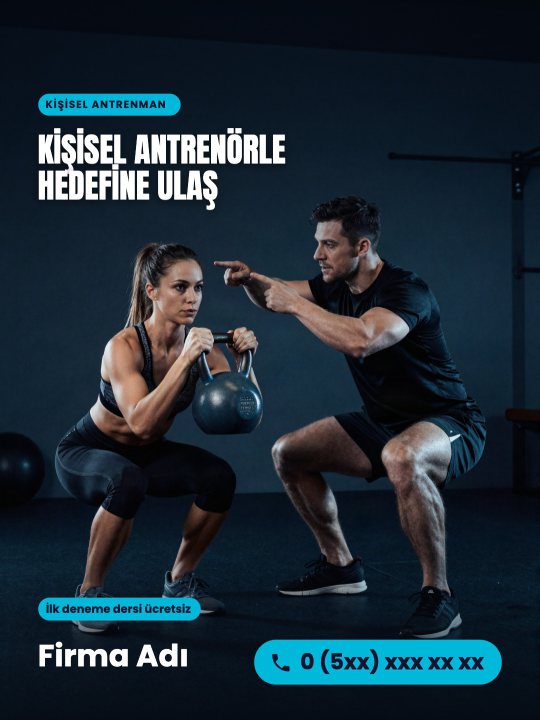 Kişisel antrenörle hedefine ulaş