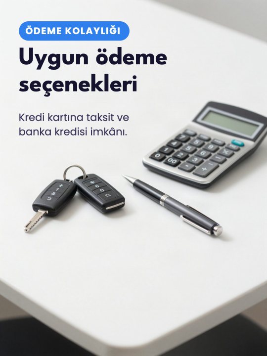 Uygun ödeme seçenekleri